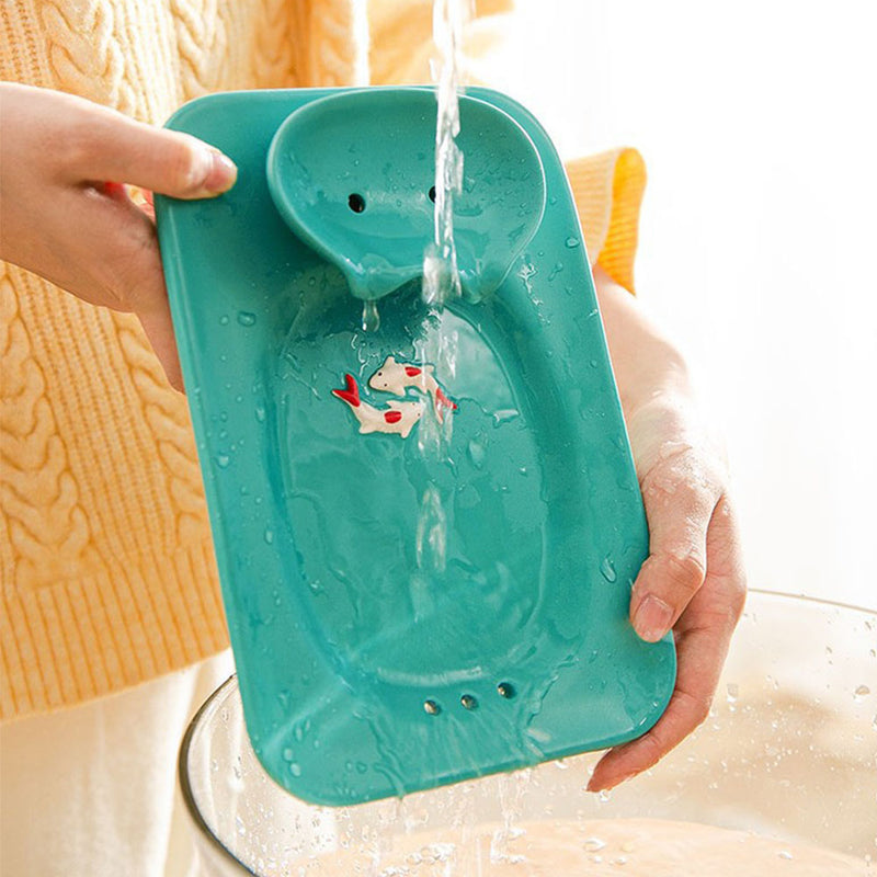 PAWS ASIA Manufacturers Ceramic Cute Quiet Cat Automatic Feeder Pet Water Fountain With Filter 1.8L 1L