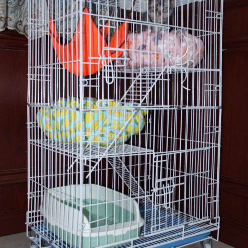 PAWS ASIA Factory Cheap Foldable Indoor Large 3 Layer Cat Cages With Tray Pet House For Sale