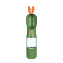 PAWS ASIA Suppliers Travel Portable Food Grade 2 In 1 Dog Water Bottle For Hiking And Walking