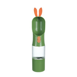 PAWS ASIA Suppliers Travel Portable Food Grade 2 In 1 Dog Water Bottle For Hiking And Walking