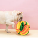 PAWS ASIA Suppliers Felt Durable Chewy Interactive Hide And Seek Plush Pet Treat Puzzle Dog Sniff Toy Ball