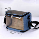 PAWS ASIA Factory Foldable Breathable Transparent Small Animal Travel Canary Bird Carrier Bag Hamster