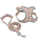PAWS ASIA Manufacturers Cute Cheap Cotton Reflective Adjustable Dog Harness And Leash