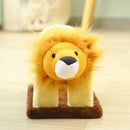 PAWS ASIA Suppliers Dropshipping Sisal Stuffed Scratcher Funny Personalized Lion Pet Toys For Cats