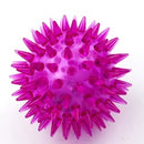 PAWS ASIA Amazon New Rubber Squeaky Glow Exercise Interactive Thorn Pet Toys Ball Dog11