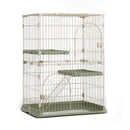 PAWS ASIA China Manufacturers Cheap Indoor Outdoor Steel Large Pet Cat Cage Carrier 3 Layer For Sale