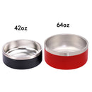 PAWS ASIA Wholesale New High Quality Double Stainless Steel Dog Bowl With Non Slip Silicone Bottom