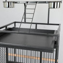 PAWS ASIA Suppliers Luxury Large Bird Cage Play Top With Tray And Wheels