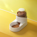 PAWS ASIA Wholesale New Luxury Automatic Plastic Food And Water Self Filling Double Dog Bowl Cat Set