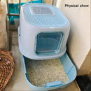 PAWS ASIA Wholesale Custom Plastic Big Leak Proof Top Entry Drawer Cat Litter Box With Shovel