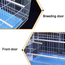 PAWS ASIA Wholesale Galvanized Wire Large Breeding Bird Cage With Tray Canary Nest For Sale