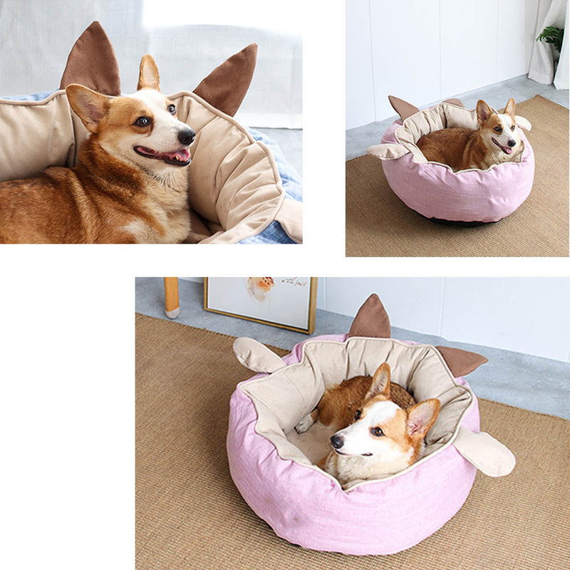 PAWS ASIA Suppliers Eco Friendly Luxury Cute Funny Large Soft Plush Washable Pet Dog Bed Cat