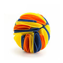 PAWS ASIA Suppliers Felt Durable Chewy Interactive Hide And Seek Plush Pet Treat Puzzle Dog Sniff Toy Ball