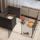 PAWS ASIA Suppliers Metal Small Freely Combined Dog Fence For Pet Isolation Cat Barrier Kennel