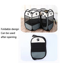 PAWS ASIA Suppliers Foldable Waterproof Oxford Breathable Mesh Dog Playpen Fence Cage Portable Pet Tent House Kennel Cat Carrier