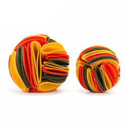 PAWS ASIA Suppliers Felt Durable Chewy Interactive Hide And Seek Plush Pet Treat Puzzle Dog Sniff Toy Ball