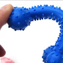 PAWS ASIA Manufacturers Direct Sale TPR Tooth Clean Spiky Molar Dog Bone Toy