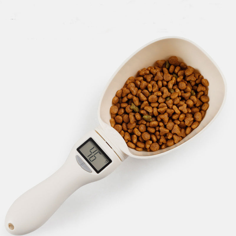 PAWS ASIA Suppliers Dropshipping Hot Sale Smart Digital  Quantitative Scale Pet Dog Food Weighning Spoon Cat