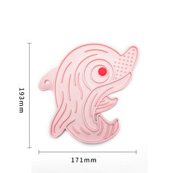 PAWS ASIA Suppliers Silicone Slow Feeder Bath Distraction Dog Lick Pad  Funny Distraction Grooming Mat