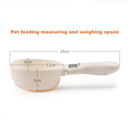 PAWS ASIA Suppliers Dropshipping Hot Sale Smart Digital  Quantitative Scale Pet Dog Food Weighning Spoon Cat