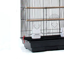 PAWS ASIA Amazon Popular White Steel Wire Cheap Large Breeding Bird Cage With Stand4