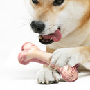 PAWS ASIA Ebay Best Sell Rubber Interesting Simulation Bone Look Real Chicken Nosework Squeaky Dog Toys