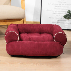PAWS ASIA Suppliers Suede Eco Friendly Luxury Fluffy Washable Large Dog Bed Pet Sofa
