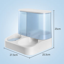 PAWS ASIA Suppliers New Storage Food Water Container Automatic Feeder Transparent Dog Bowl Cat