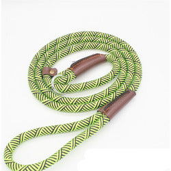 PAWS ASIA Factory White Luxury Durable Personalized Fancy Stripe Pet Dog Leash Thick Rope