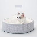 PAWS ASIA Factory Soft Chunky Cute Furcozy Round Memory Foam Cat Bed Mat
