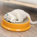 PAWS ASIA Wholesale Round Indoor Grind Claws Corrugated Board Multifunctional Scratcher Cat Toy Bed Sleep