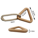 PAWS ASIA Manufacturers Customized Eco TPR Interactive Chew Resistant Heavy Duty Dog Pull Toy