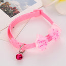 PAWS ASIA Manufacturers In Bulk Adjustable Breakaway Buckle Pet Bow Bell Cat Collar Small Dog