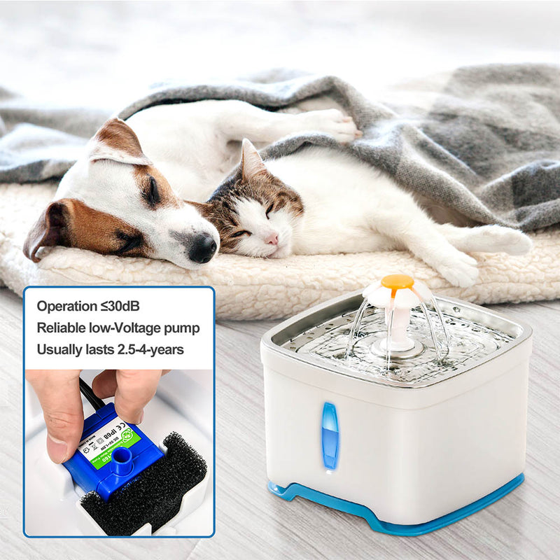 PAWS ASIA Wholesale Popular Small Automatic Multiple Pet Feeder Water Dispenser