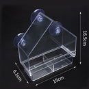 PAWS ASIA Wholesale Cheap Plastic Clear Removable Wild Bird Feeder For Outdoors Hanging