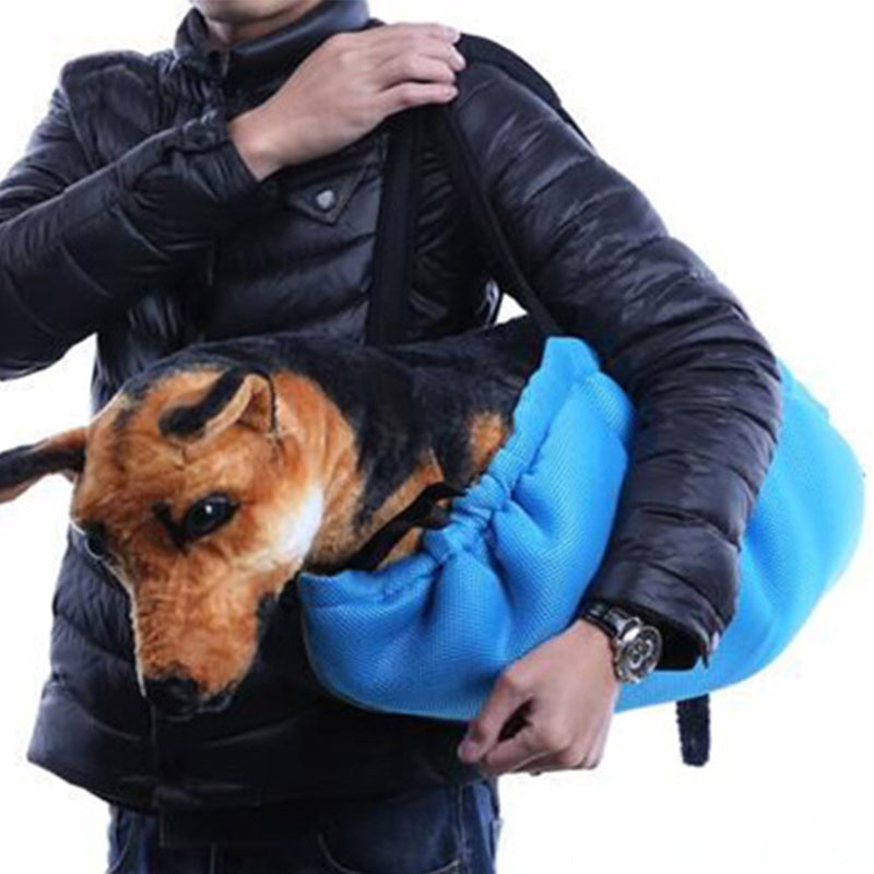 PAWS ASIA Factory Mesh Travel Multifunctional Portable Round Dog Bed Or Mat Pet Bag With Handle