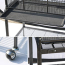 PAWS ASIA Manufacturers High Quality Parrot Cages Bird Cage Big Size With Wheels