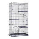 PAWS ASIA China Manufacturers Cheap Indoor Outdoor Steel Large Pet Cat Cage Carrier 3 Layer For Sale