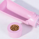 PAWS ASIA Factory Plastic Foldable Outdoor Walking Pet Drink Dog Water Bottle Feeder For Hiking