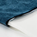 PAWS ASIA Factory Direct Sale Trendy Luxury Folding Fluffy Cute Blue Half Enclosed Dog Cave Bed