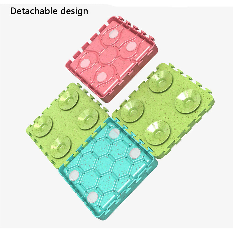 PAWS ASIA Wholesale Safe Silicone Slow Feeder Dog Lick Mat Pet Bath Train Food Plate Suck On The Wall