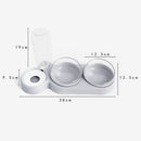 PAWS ASIA Wholesale Eco Friendly Plastic Modern Three Dog Bowl Cat Automatic Water Feeding