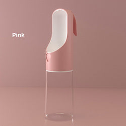 PAWS ASIA Factory Portable Travel Multi Use 2 In 1 Dog Food Pet Water Bottle For Drinking 400 ML