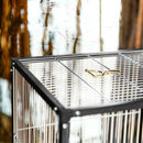 PAWS ASIA Suppliers Nice Quality Aluminium Square Deluxe Big Love Bird Cage Large Parrot Use
