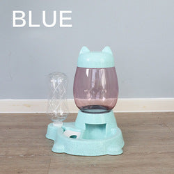 PAWS ASIA Suppliers Eco Friendly Plastic Cute Automatic Self Filling Food And Water Dog Bowl Cat