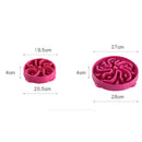 PAWS ASIA Supplier Custom Logo Design Eco Friendly Plastic Pet Slow Food Feed Dog Bowl