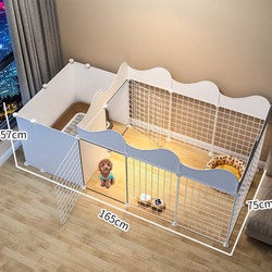 PAWS ASIA Suppliers Metal Small Freely Combined Dog Fence For Pet Isolation Cat Barrier Kennel