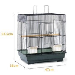 PAWS ASIA Wholesale Outdoor Travel Small Metal Bird Cages For Finches Aviary