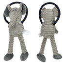 PAWS ASIA Factory Eco Friendly Squeaky Interactive Plush Small Animal Cotton Rope Dog Toys