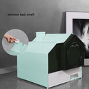 PAWS ASIA Manufacturers Large Drawer Type Enclosed Splash Proof Cat Litter Box With Mat Pet Toilet